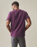 Men's Premium Slub V-Neck Tee - Italian Plum